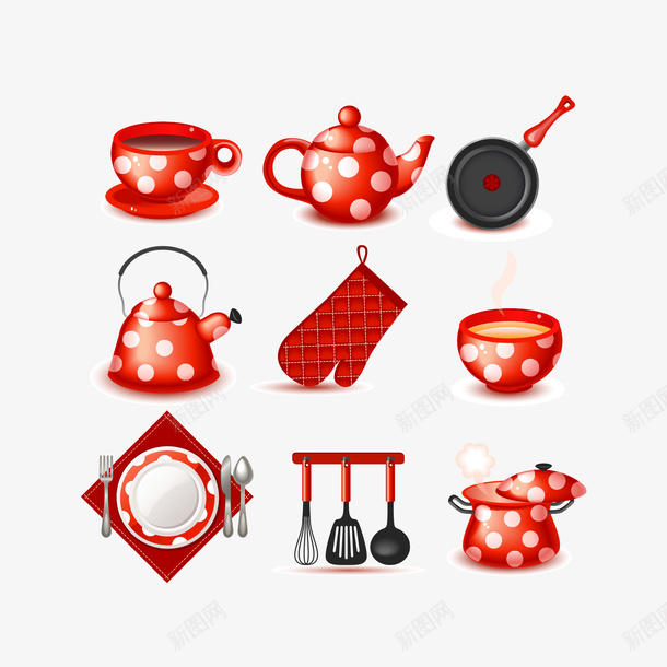 白色半点的碗png免抠素材_新图网 https://ixintu.com 手绘碗 汤碗 碗