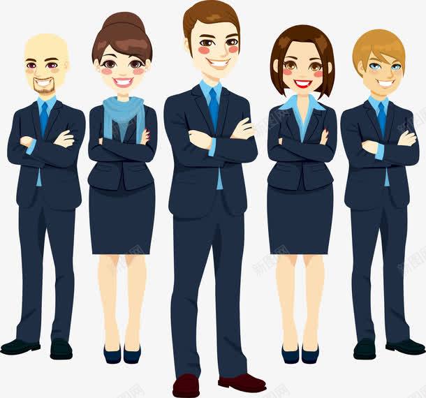 企业广告人物png免抠素材_新图网 https://ixintu.com 人物 企业 团队 广告