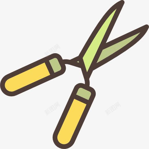 剪图标png_新图网 https://ixintu.com 修枝剪 剪 剪刀 器皿 园艺工具