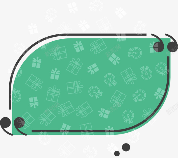 卡通手绘创意边框矢量图ai免抠素材_新图网 https://ixintu.com 创意 卡通 手绘 边框 矢量图