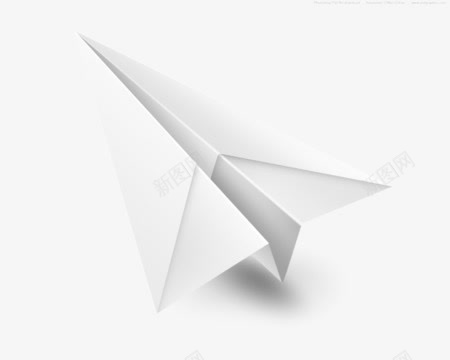 纸飞机png免抠素材_新图网 https://ixintu.com 卡通 可爱 白色 纸飞机