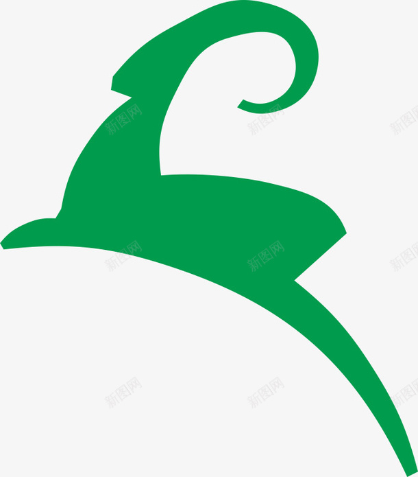 绿色艺术矢量图eps免抠素材_新图网 https://ixintu.com 不规则图形 手绘 矢量LOGO 绿色 矢量图