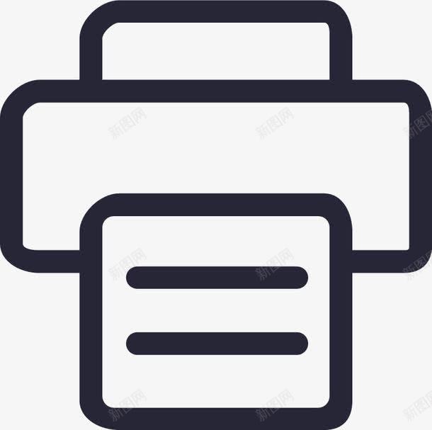 打印设置图标png_新图网 https://ixintu.com 打印设置