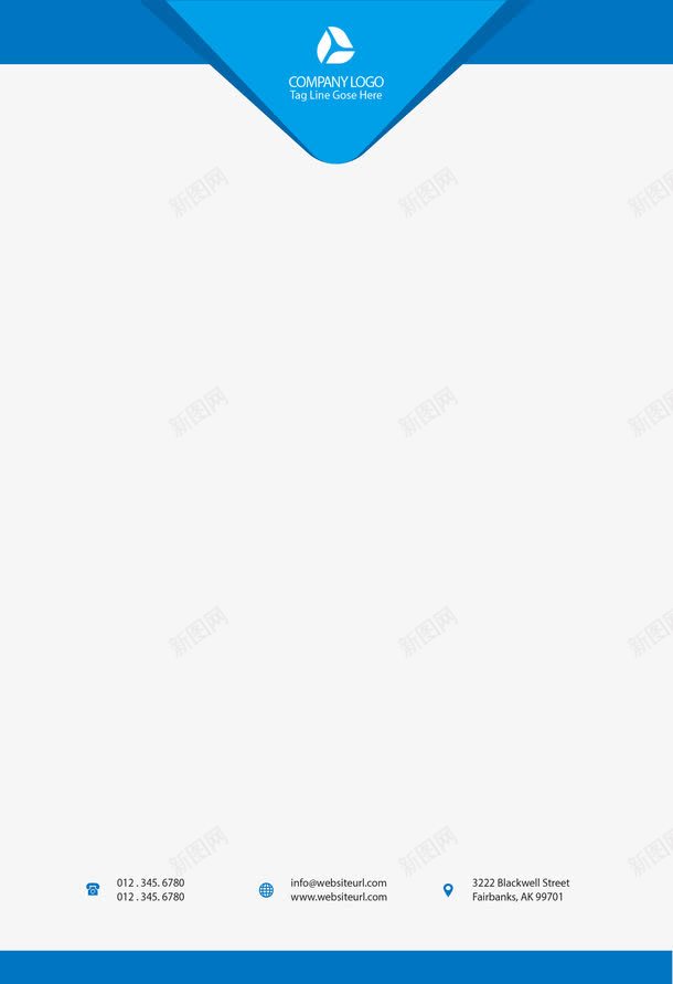 商务汇报书边框png免抠素材_新图网 https://ixintu.com 商务 商务边框 报告边框 矢量png 蓝色边框