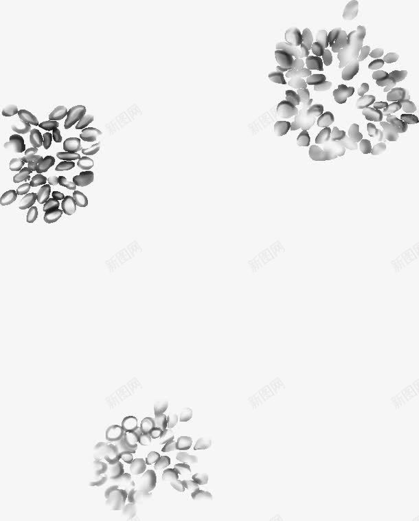 黑色手绘艺术花瓣png免抠素材_新图网 https://ixintu.com 艺术 花瓣 黑色