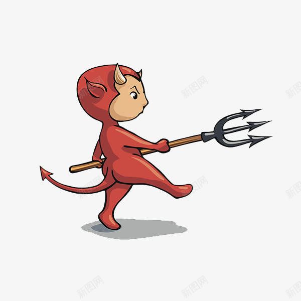 长着尾巴的小恶魔png免抠素材_新图网 https://ixintu.com 三叉戟 小恶魔 有角有尾巴 长着尾巴人