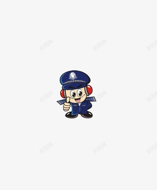 警察卡通png免抠素材_新图网 https://ixintu.com 人物 公安 卡通 卡通警察 民警 警察