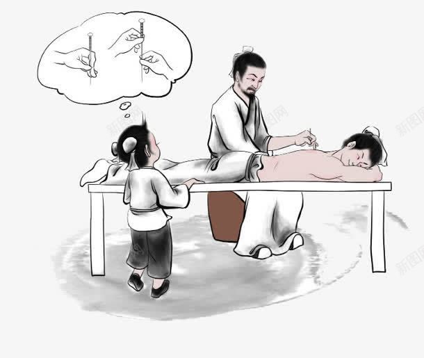 手绘复古漫画插图png免抠素材_新图网 https://ixintu.com 复古 插图 漫画