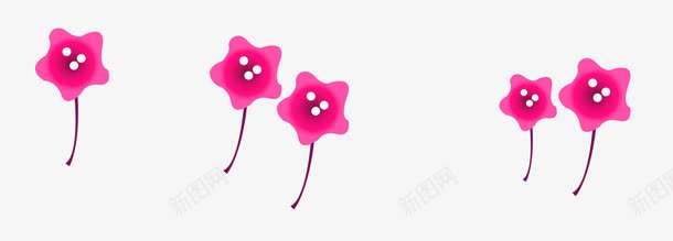 唯美卡通可爱花朵png免抠素材_新图网 https://ixintu.com 卡通 可爱 唯美 花