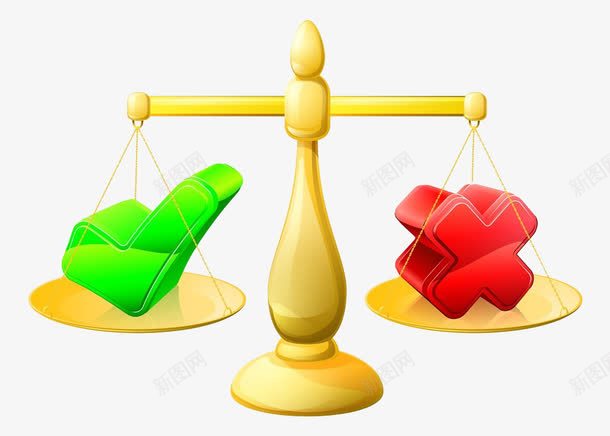 手绘天平对错符号png免抠素材_新图网 https://ixintu.com 公正 天平 对不对 对号叉号 对错 手绘 托盘 托盘天平 称 符号