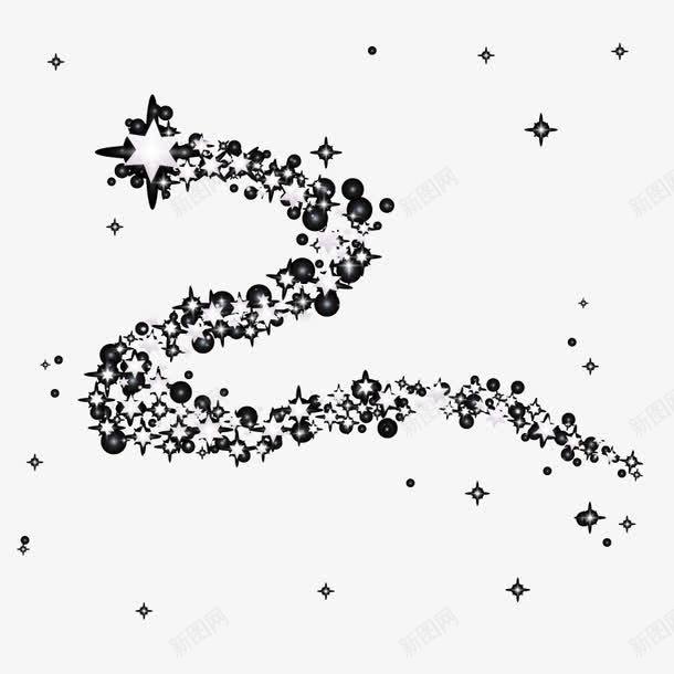 发光的星星png免抠素材_新图网 https://ixintu.com 发光 星星尾巴 星星矢量 白色