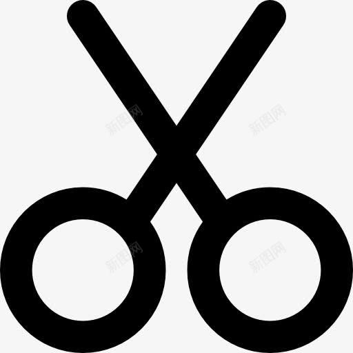 剪刀图标png_新图网 https://ixintu.com 切割 剪 剪刀 工具和用具 手工 接口