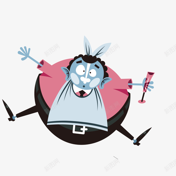 手绘内涵段子搞怪人物矢量图eps免抠素材_新图网 https://ixintu.com PNG免抠图 人物 内涵段子 手绘 搞怪 有趣 矢量图