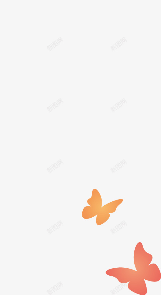 可爱卡通蝴蝶矢量图ai免抠素材_新图网 https://ixintu.com 卡通动物 可爱卡通 矢量素材蝴蝶 矢量图