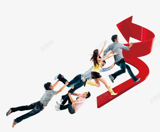 装饰图案图标png_新图网 https://ixintu.com 人 箭头 红色
