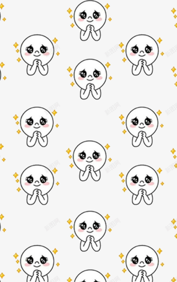 可爱表情漂浮png免抠素材_新图网 https://ixintu.com 卡通 可爱 漂浮 表情