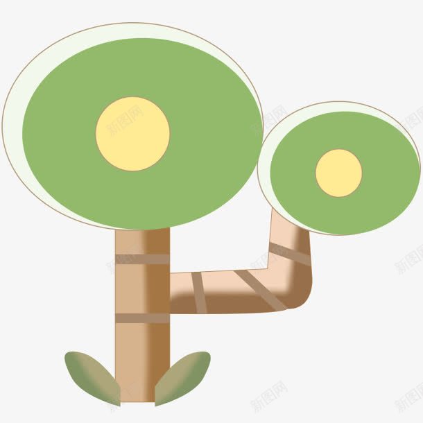 树卡通树木png免抠素材_新图网 https://ixintu.com 卡通 树木