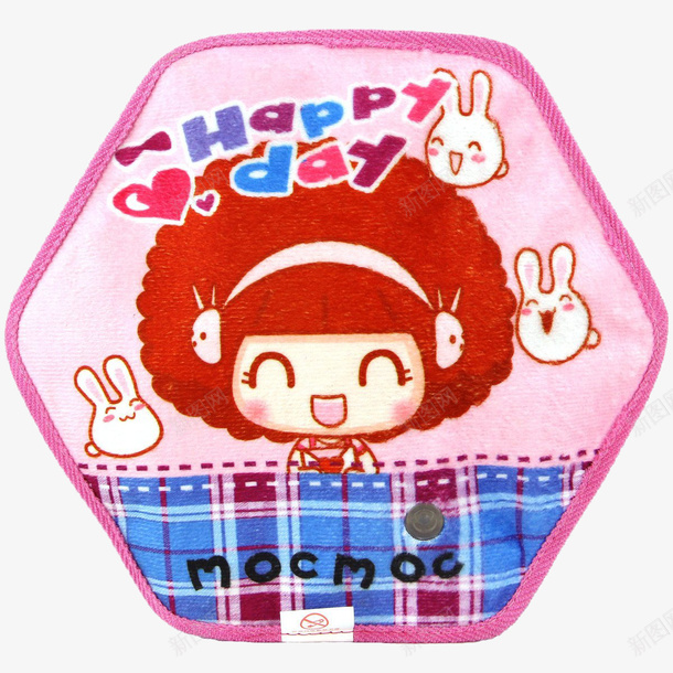 暖手宝png免抠素材_新图网 https://ixintu.com 产品实物 卡通图案 暖水袋 粉色