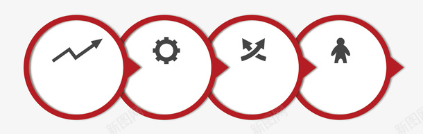 圆形信息图表矢量图ai免抠素材_新图网 https://ixintu.com PPT PPT信息图表 创意PPT 创意信息图表 圆形 圆形信息图表 红色 矢量图