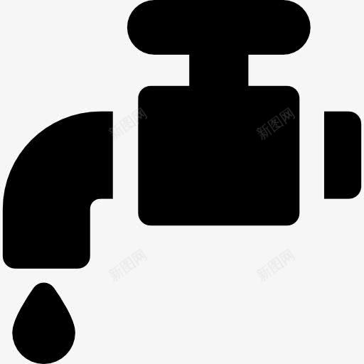 水龙头图标png_新图网 https://ixintu.com 家具和家居 水 水龙头 滴 自来水