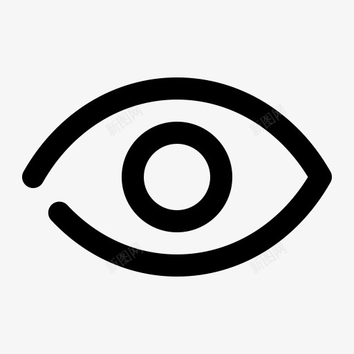 眼预览看到看到观飘移板图标png_新图网 https://ixintu.com Eye preview see seen view 看到 眼 观 预览