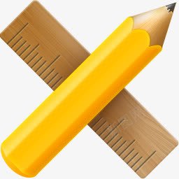 铅笔直尺卡通工具png免抠素材_新图网 https://ixintu.com 卡通 工具 直尺 铅笔
