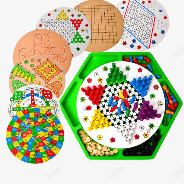 创意跳棋玩具png免抠素材_新图网 https://ixintu.com 五子棋 产品实物 免费png图片 象棋 跳棋 跳棋图片