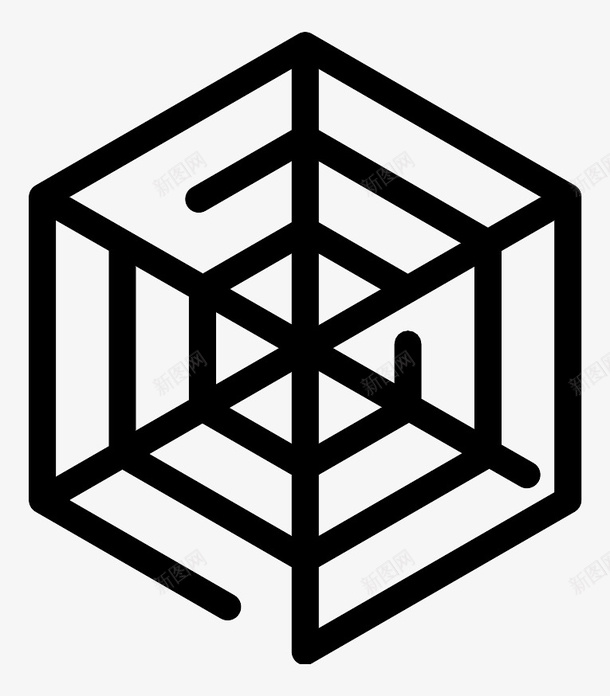 蜘蛛网络WebNavigationLineCraft图标png_新图网 https://ixintu.com spider web 网络 蜘蛛