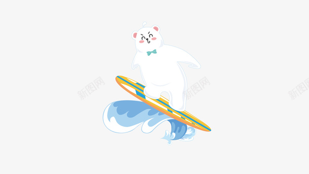 卡通人物美的熊小美png免抠素材_新图网 https://ixintu.com 人物 卡通 抓气球的熊 插画 熊小美