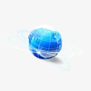 漂浮地球png免抠素材_新图网 https://ixintu.com 商业 地球 蓝色