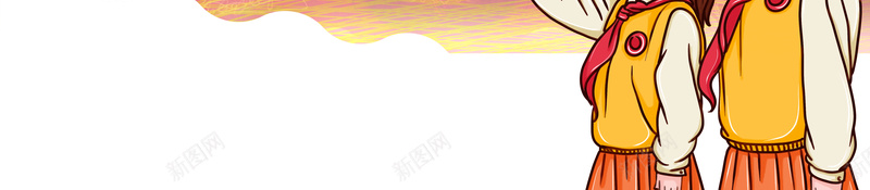 国庆节手绘背景图psd设计背景_新图网 https://ixintu.com 云 国庆节 孔明灯 手绘人物 背景图