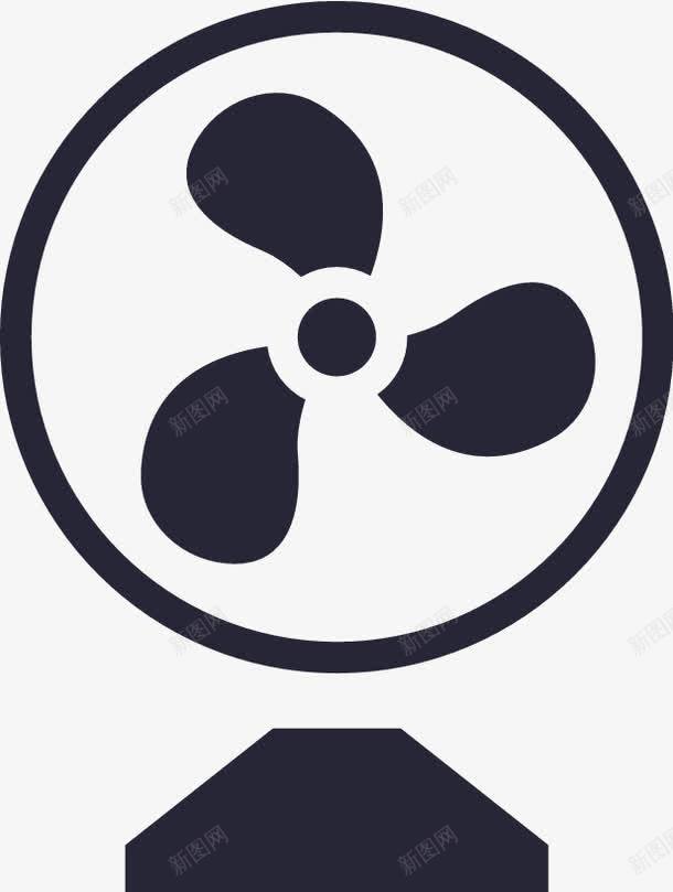 电风扇E家图标png_新图网 https://ixintu.com 电风扇E家