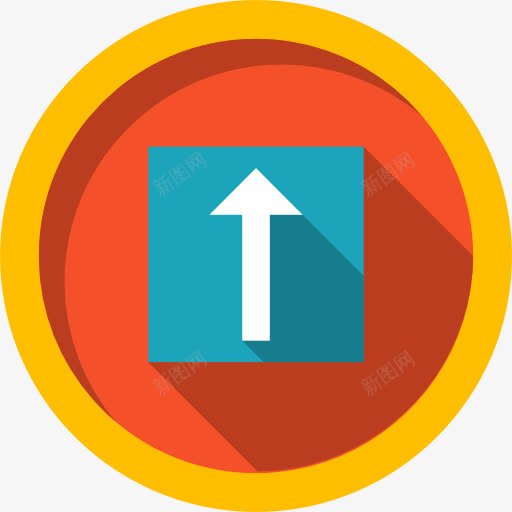 向上箭头图标png_新图网 https://ixintu.com 上传 多媒体选项 定位 方向 箭头 音乐和多媒体