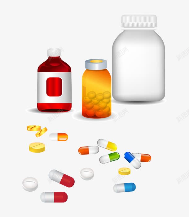 扁平药品png免抠素材_新图网 https://ixintu.com png图片素材 扁平 药品