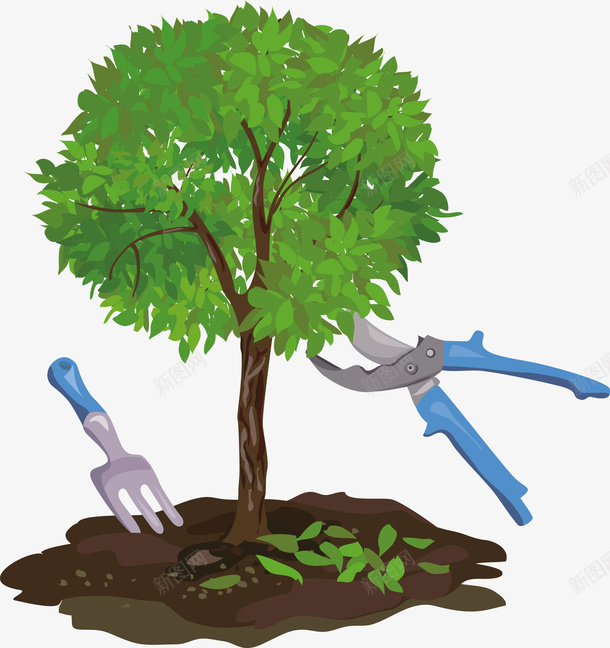 树枝修剪矢量图eps免抠素材_新图网 https://ixintu.com 修剪PNG 树枝 树枝修剪 植物 植物修剪 矢量修剪 矢量图