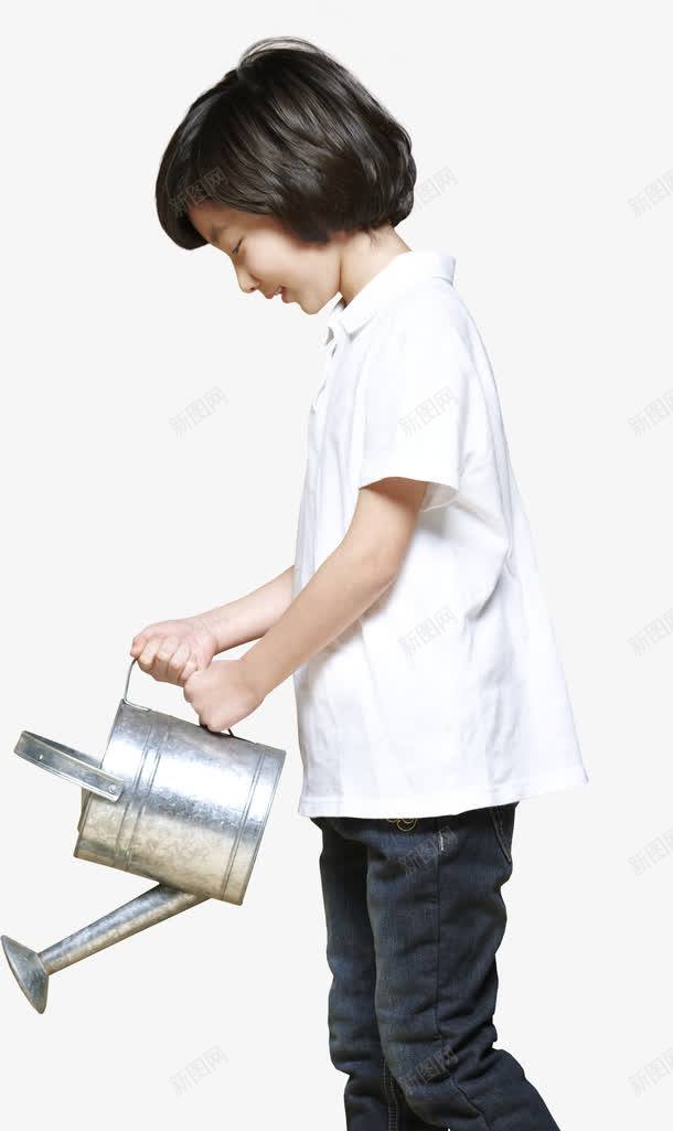 手绘低头人物儿童png免抠素材_新图网 https://ixintu.com 人物 低头 儿童