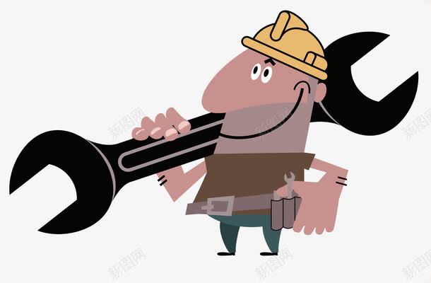 工地维修工人插画psd免抠素材_新图网 https://ixintu.com 婊戠 瀹夊叏甯 瀹夎 鎵虫墜