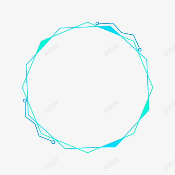 线框科技感未来感png免抠素材_新图网 https://ixintu.com 未来感 科技感 科技风 线框