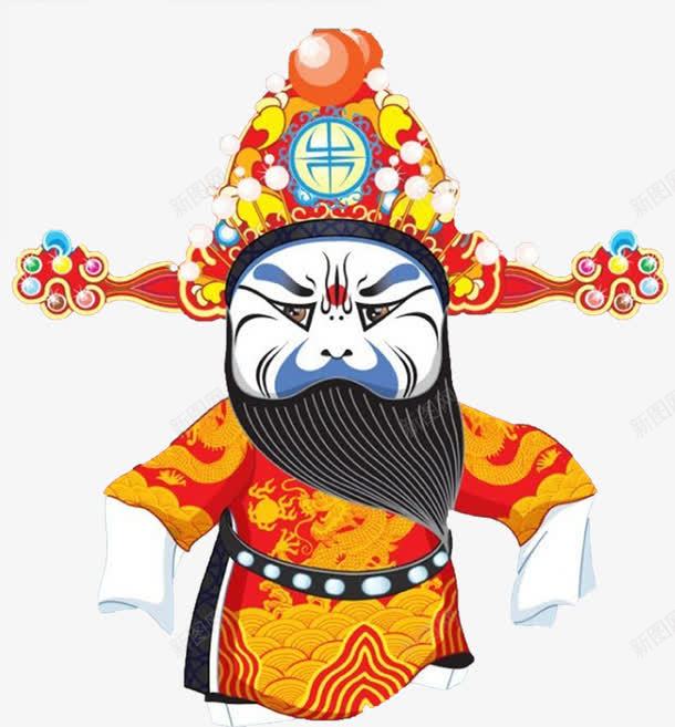 卡通京剧人物白脸png免抠素材_新图网 https://ixintu.com 京剧 人物 卡通