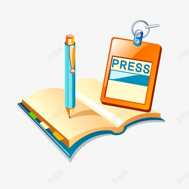 书本卡通护照png免抠素材_新图网 https://ixintu.com 书本 卡通 手绘 护照