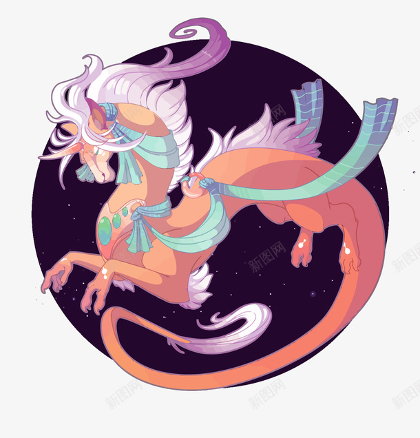 魔幻卡通中国龙矢量图eps免抠素材_新图网 https://ixintu.com 中国风 卡通 手绘 矢量龙 魔幻 龙 龙PNG矢量图 龙免扣PNG图 矢量图