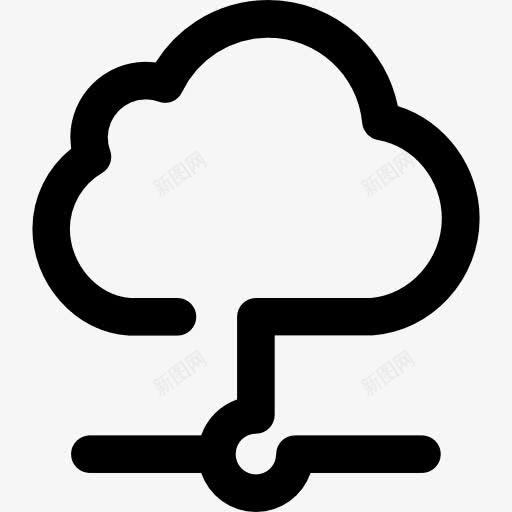 云计算图标png_新图网 https://ixintu.com 云存储 云计算 多媒体 技术 数据存储 文件存储 用户界面 网络 连接