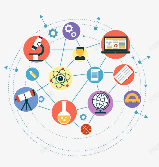 办公实验图png免抠素材_新图网 https://ixintu.com 互联 办公 器材 实验图 工具 显微镜