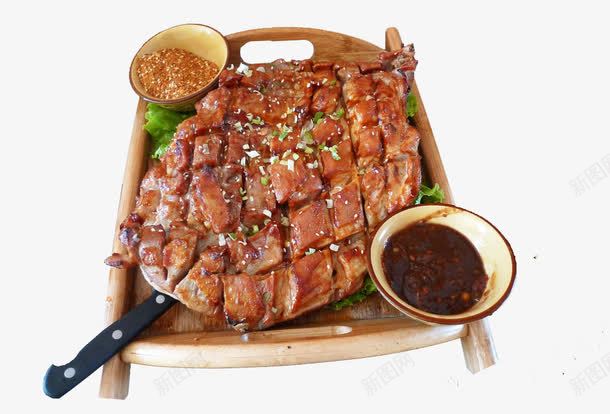 酱烤羊排png免抠素材_新图网 https://ixintu.com 刀切羊排 烤羊排 烤羊肉 羊排 酱烤羊排