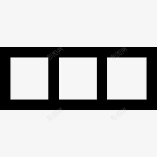 三平方图标png_新图网 https://ixintu.com 三 仪表界面 广场 接口 矩形 箱