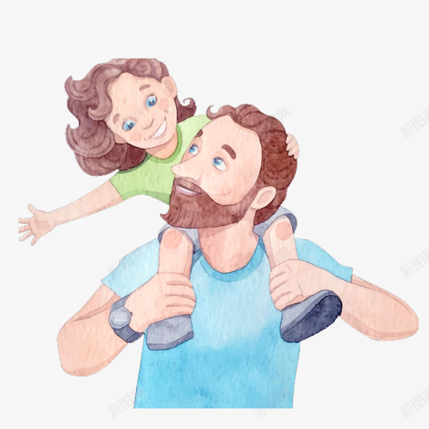 父亲节快乐呀png免抠素材_新图网 https://ixintu.com 插图 父亲 父亲节 爸爸 节日