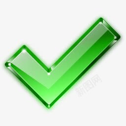 卡通绿色对号图标png_新图网 https://ixintu.com 卡通 图片 对号 对的符号 绿色 绿色对号