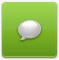 消息紧缩图标png_新图网 https://ixintu.com AI iOS message 信息 四方形 小图标 果冻感 消息 界面系统 立体感 绿底