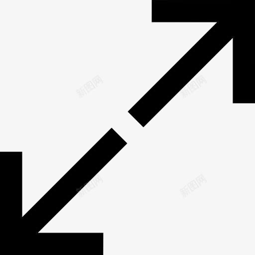 相反图标png_新图网 https://ixintu.com upwars 向下 扩大 箭箭
