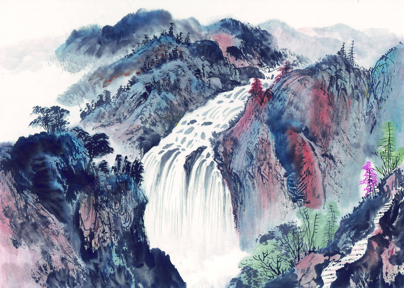 中国风古代画50jpg设计背景_新图网 https://ixintu.com 中国风 古代画 复古 手绘画